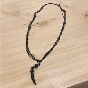 Stella & Dot black necklace